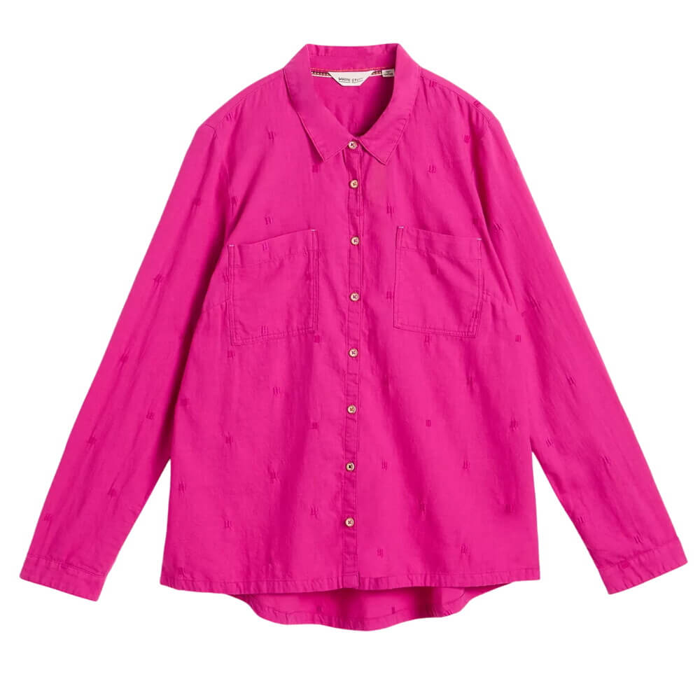 White Stuff Sophie Bright Pink Shirt